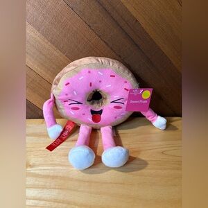 Sweet Plush Valentine Donut Plush Toy NWT Pink Frosted Donut Stuffed Animal